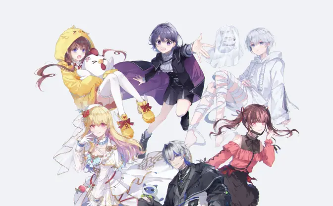 Sony MusicのVTuberプロジェクト「VEE」新メンバー6人発表 新宿に巨大広告も