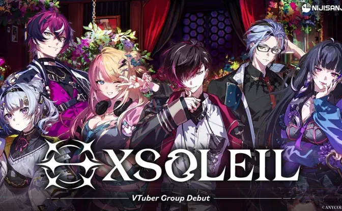 にじさんじENからVTuberグループ「XSOLEIL」デビュー 男女6人組の生徒会