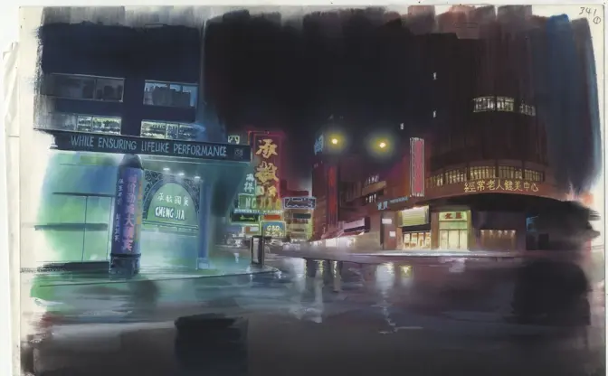 『AKIRA』『攻殻機動隊』の背景美術を展示 名作SFアニメの資料が金沢に集結